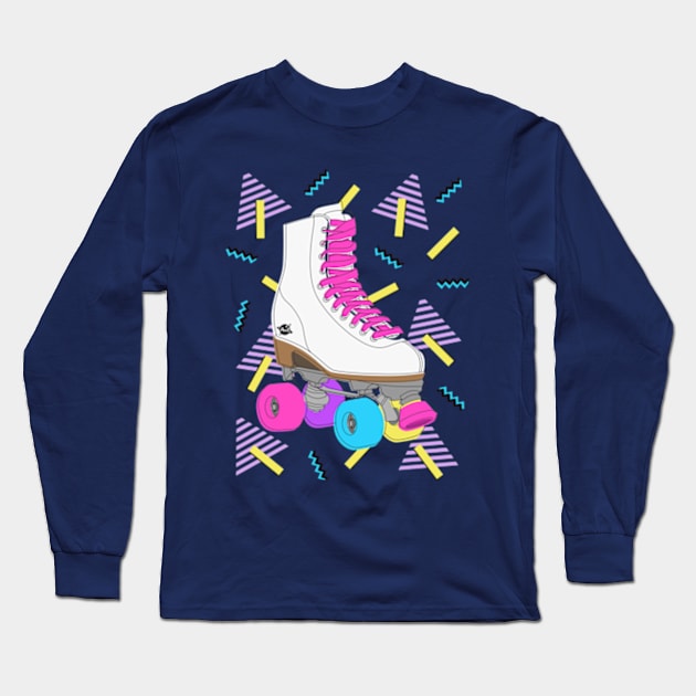 Let's 80s Roll! Long Sleeve T-Shirt by Plan8